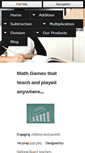 Mobile Screenshot of math-games-and-activities-at-home.com